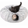 Plush Cat Bed Removable Washable Cover Cozy Cushion for Indoor Cats