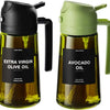 2-in-1 Olive Oil Sprayer & Dispenser Bottle