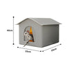 Waterproof Outdoor Cat House Weatherproof Shelter for Stray Cats Year-Round Protection