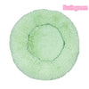 Calming Plush Cat Bed Warm Washable Donut Cushion for Indoor Pets