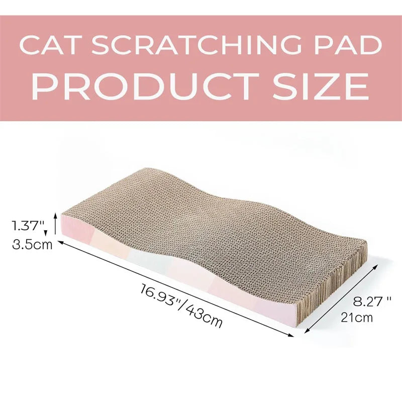 Corrugated Cardboard Cat Scratcher Bed