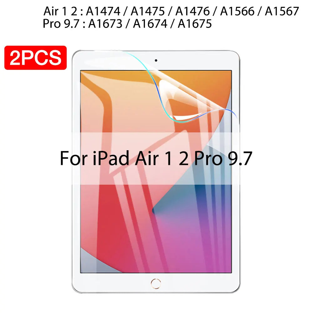 2PCS Hydrogel Film For Ipad Pro 11 12.9 Air 4 5 13 2024 Screen Protector For Ipad Mini