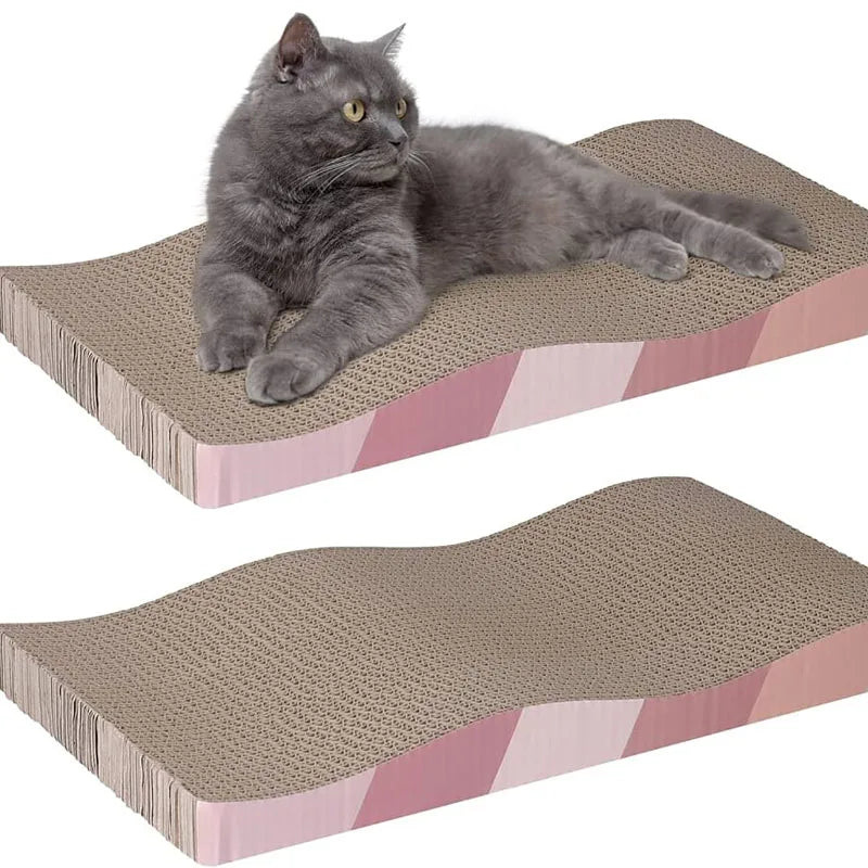 Corrugated Cardboard Cat Scratcher Bed