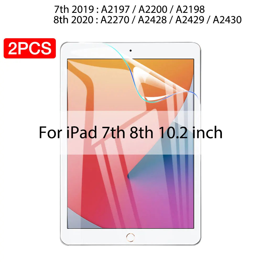 2PCS Hydrogel Film For Ipad Pro 11 12.9 Air 4 5 13 2024 Screen Protector For Ipad Mini