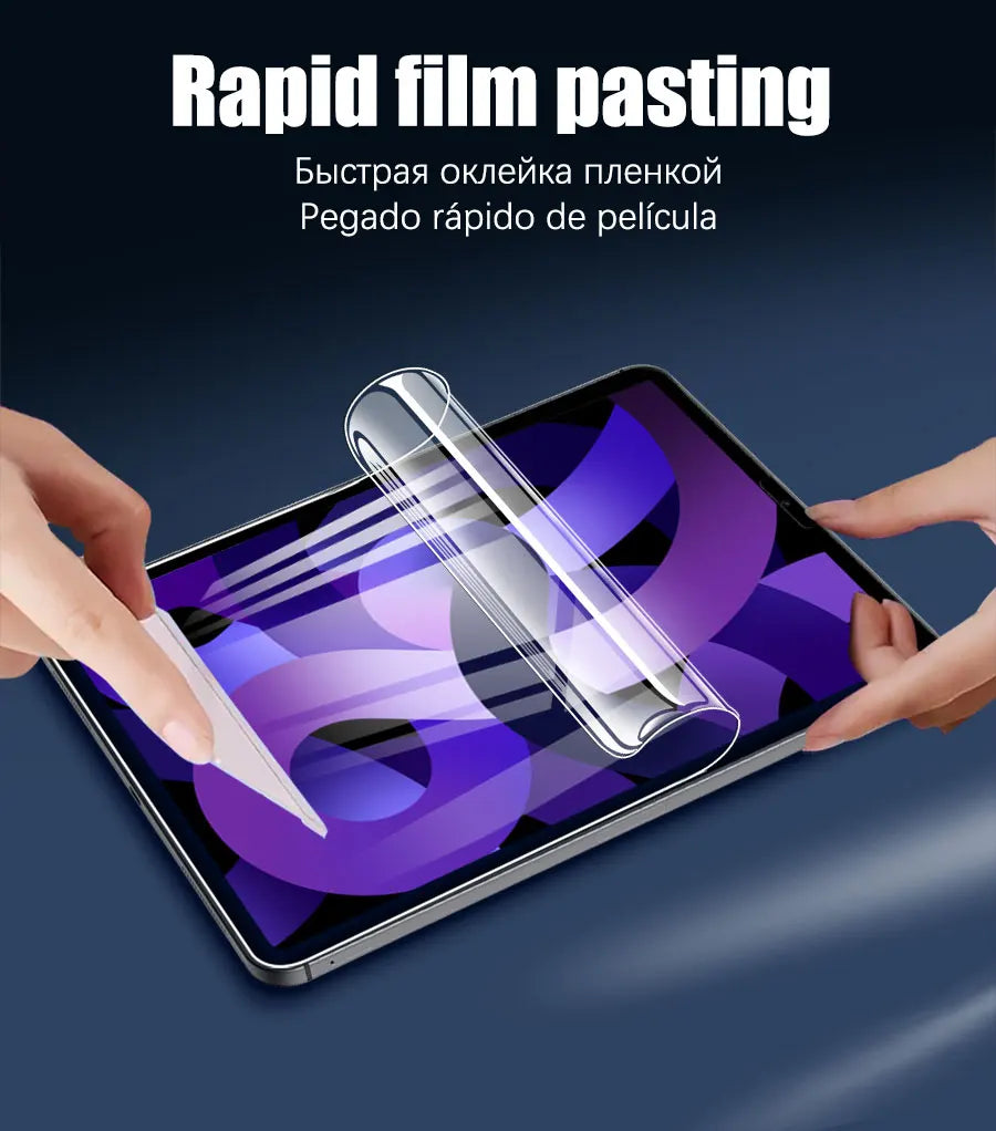 2PCS Hydrogel Film For Ipad Pro 11 12.9 Air 4 5 13 2024 Screen Protector For Ipad Mini