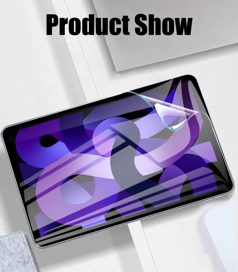 2PCS Hydrogel Film For Ipad Pro 11 12.9 Air 4 5 13 2024 Screen Protector For Ipad Mini
