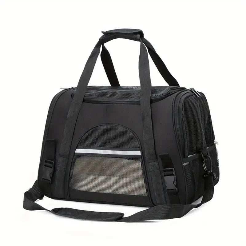 Large Cat & Small Dog Carrier Bag, Soft-Sided Oxford Travel Carrier