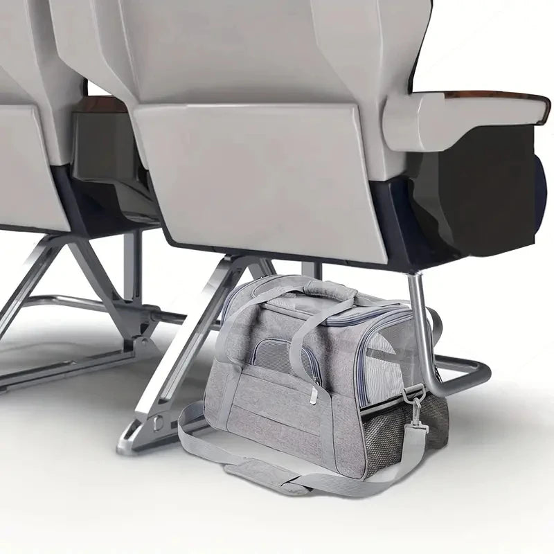 Large Cat & Small Dog Carrier Bag, Soft-Sided Oxford Travel Carrier