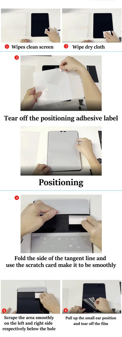 2PCS Hydrogel Film For Ipad Pro 11 12.9 Air 4 5 13 2024 Screen Protector For Ipad Mini