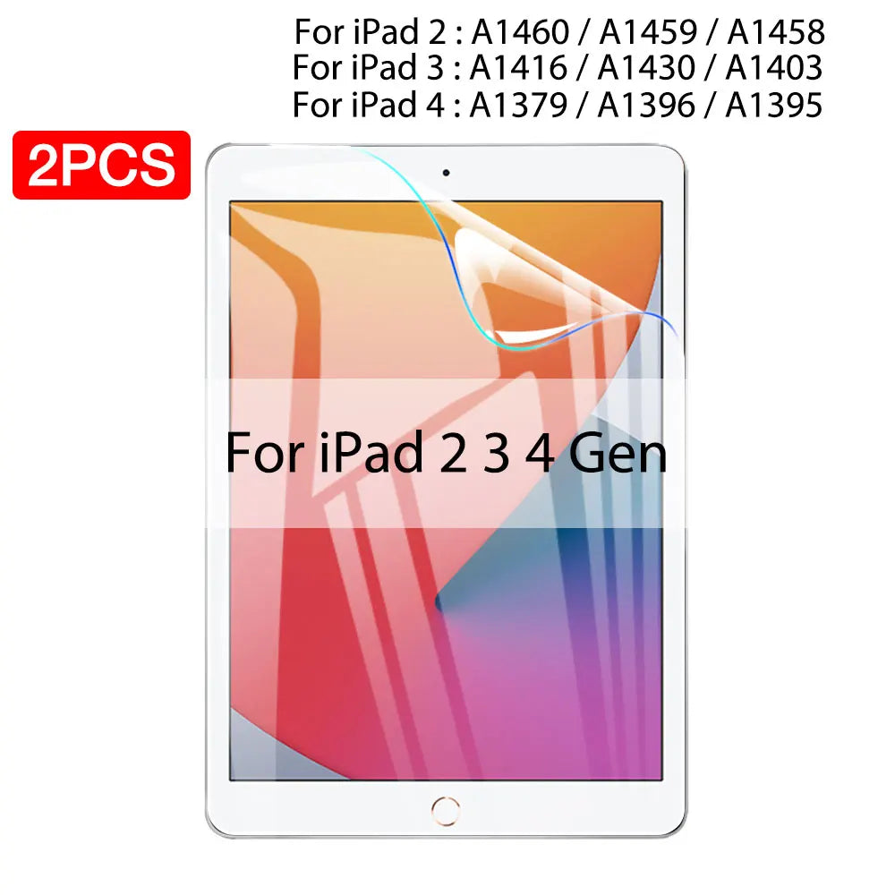 2PCS Hydrogel Film For Ipad Pro 11 12.9 Air 4 5 13 2024 Screen Protector For Ipad Mini