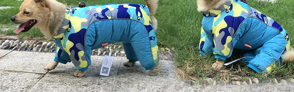 Winter Pet Dog Clothes Super Warm Jacket Thicker Cotton Coat Waterproof