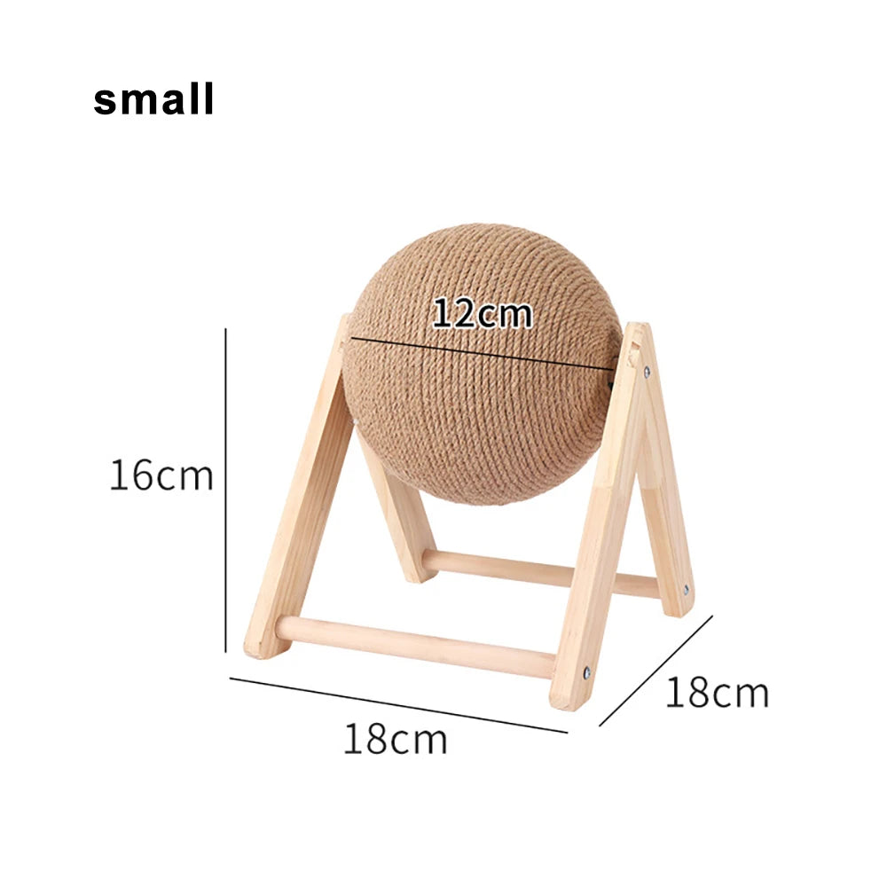 Wooden Cat Scratching Post