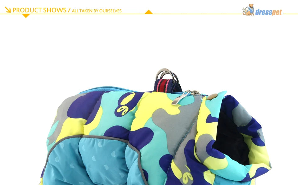 Winter Pet Dog Clothes Super Warm Jacket Thicker Cotton Coat Waterproof Small Dogs Pets Clothing For French Bulldog Puppy