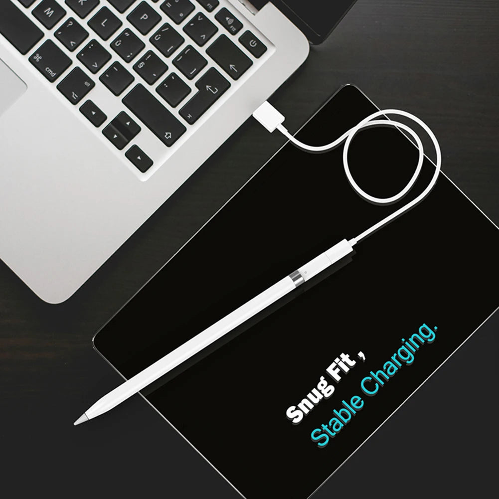 Connector Charger for Apple Pencil Adapter Charging Cable Cord for Apple iPad Pro Pencil Easy Charge Charger Accessories