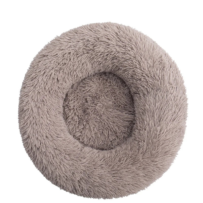 Donut Mand Dog Accessories for Large Dogs Cat's House Plush Pet Bed for Dog XXL Round Mat For Small Medium Animal Calming 100CM