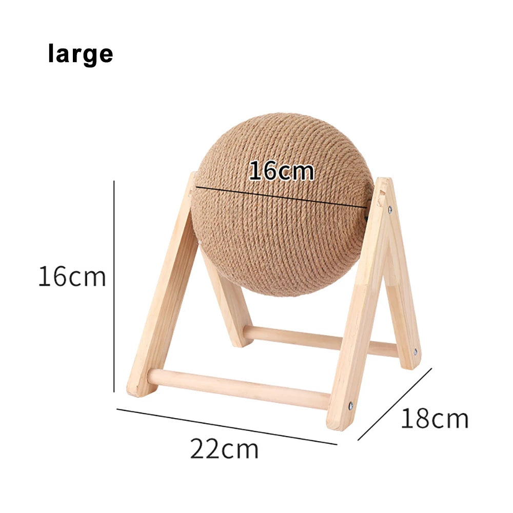 Wooden Cat Scratching Post