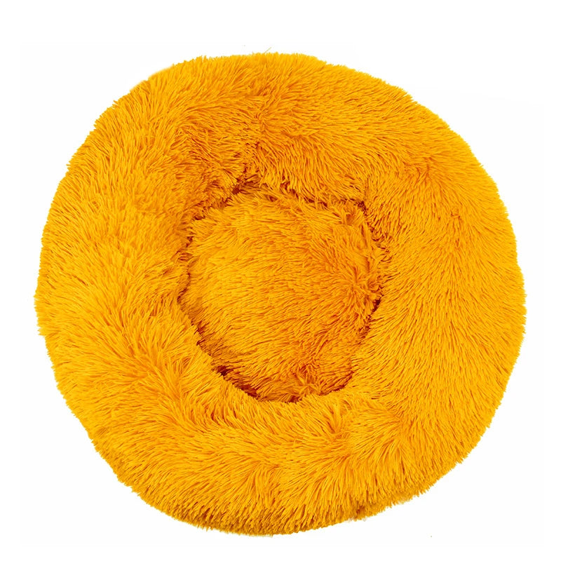 Donut Mand Dog Accessories for Large Dogs Cat's House Plush Pet Bed for Dog XXL Round Mat For Small Medium Animal Calming 100CM