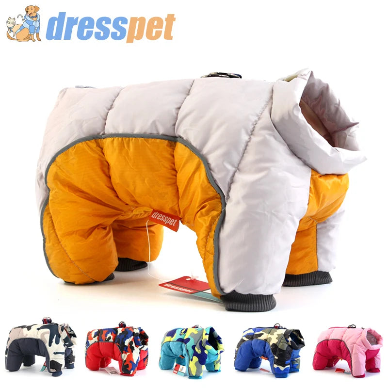 Winter Pet Dog Clothes Super Warm Jacket Thicker Cotton Coat Waterproof