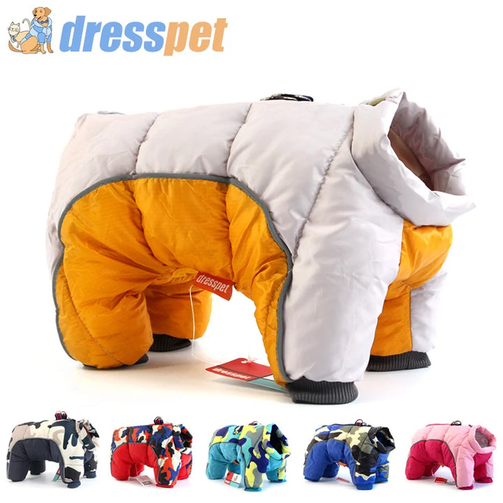 Winter Pet Dog Clothes Super Warm Jacket Thicker Cotton Coat Waterproof