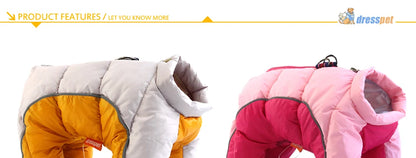 Winter Pet Dog Clothes Super Warm Jacket Thicker Cotton Coat Waterproof Small Dogs Pets Clothing For French Bulldog Puppy