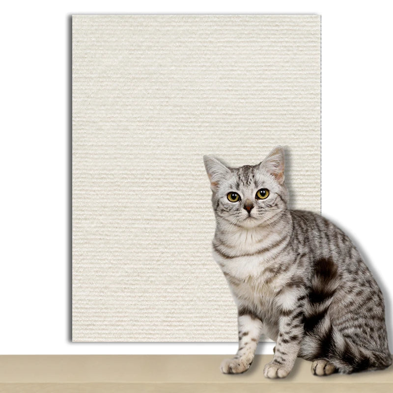 Self Adhesive Cat Scratching Mat Carpet Furniture Protector for Cat Trees