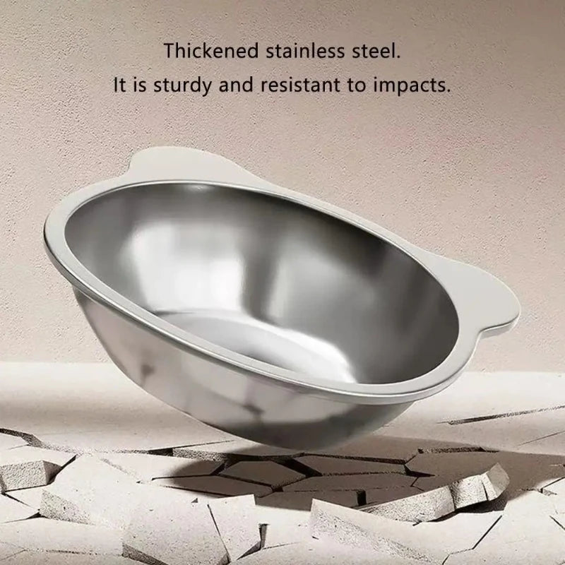 Elevated Stainless Steel Cat Bowl