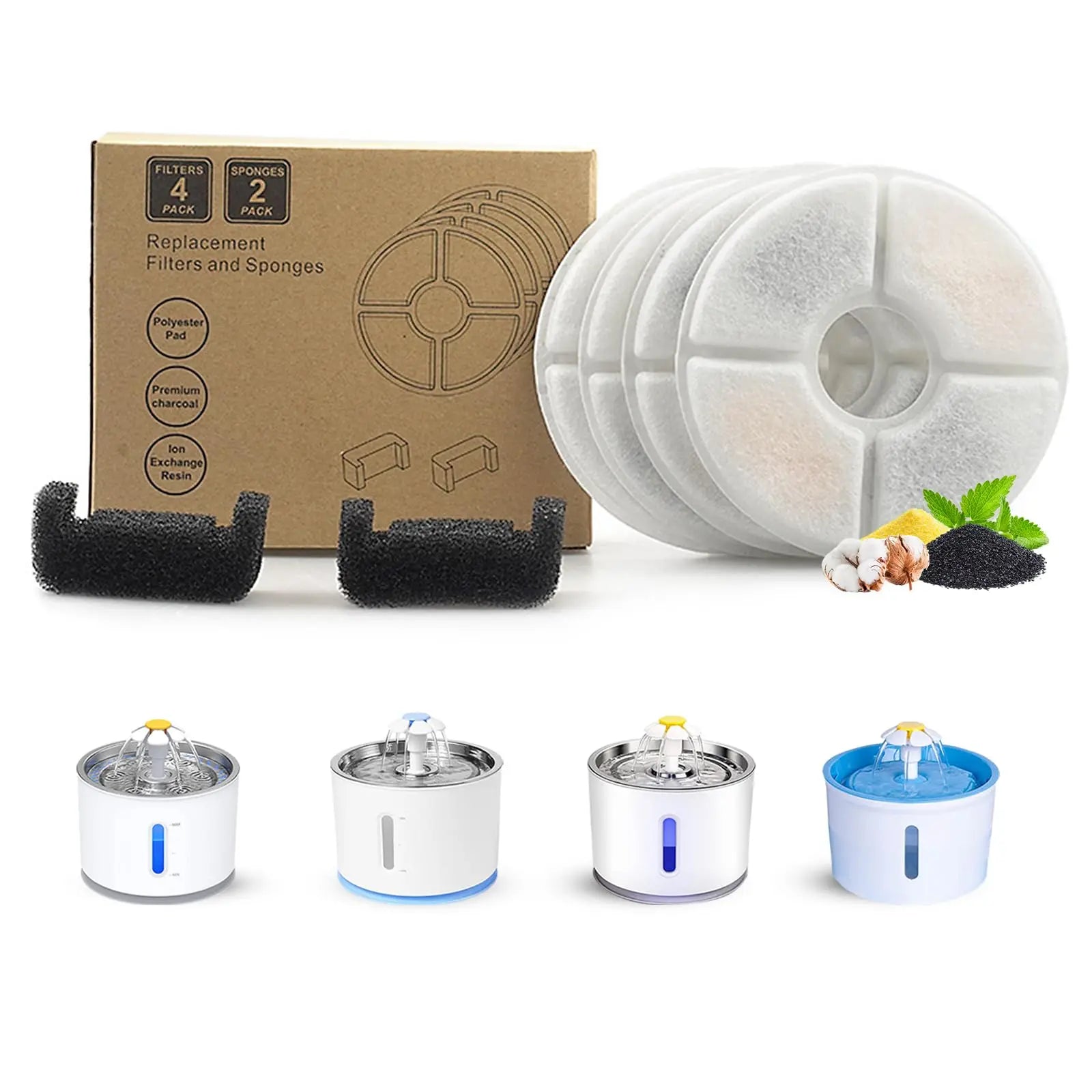 Cat Water Fountain Filter Set