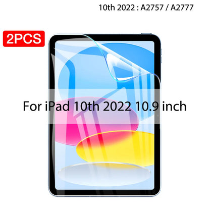 2PCS Hydrogel Film For Ipad Pro 11 12.9 Air 4 5 13 2024 Screen Protector For Ipad Mini