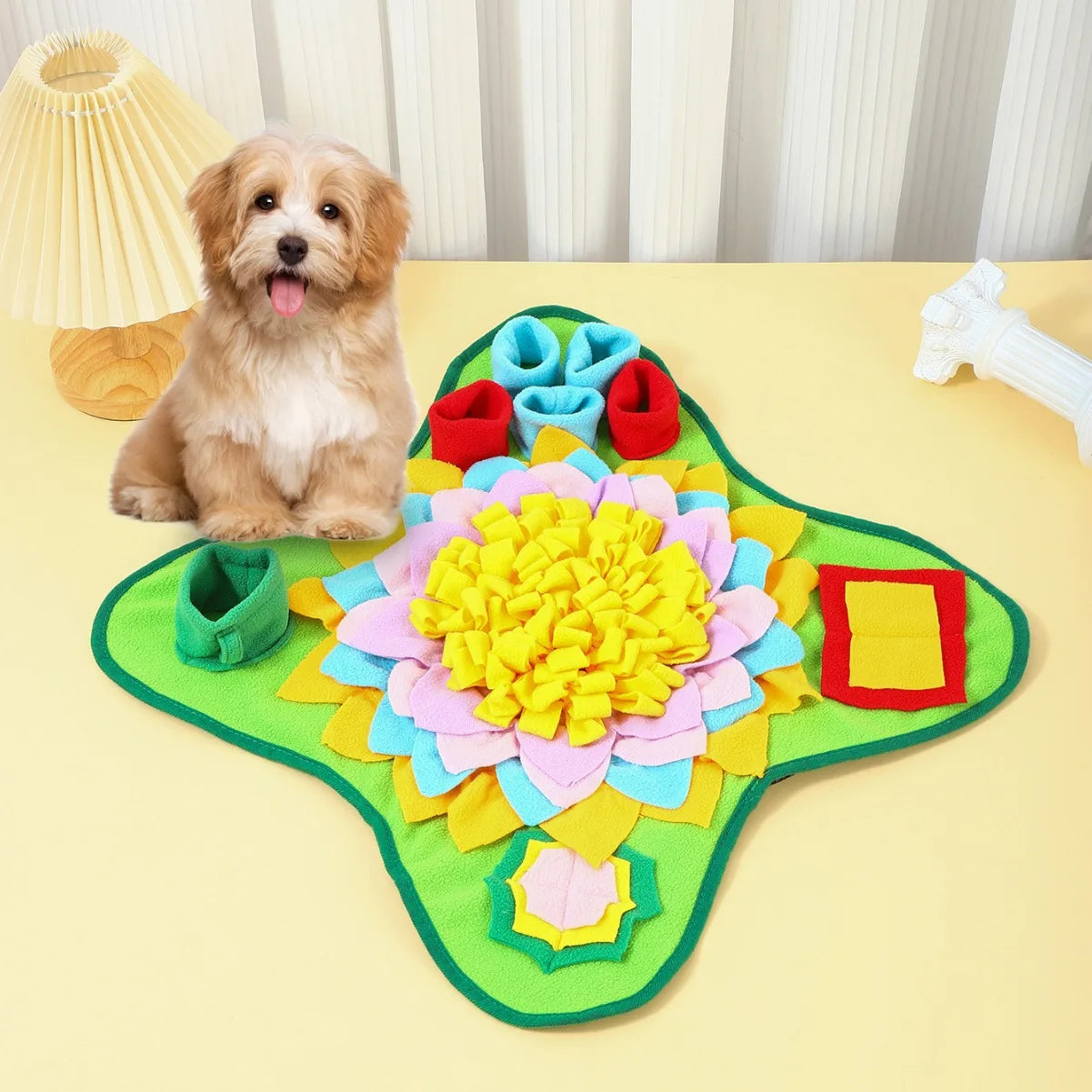 Interactive Fleece Dog Toy