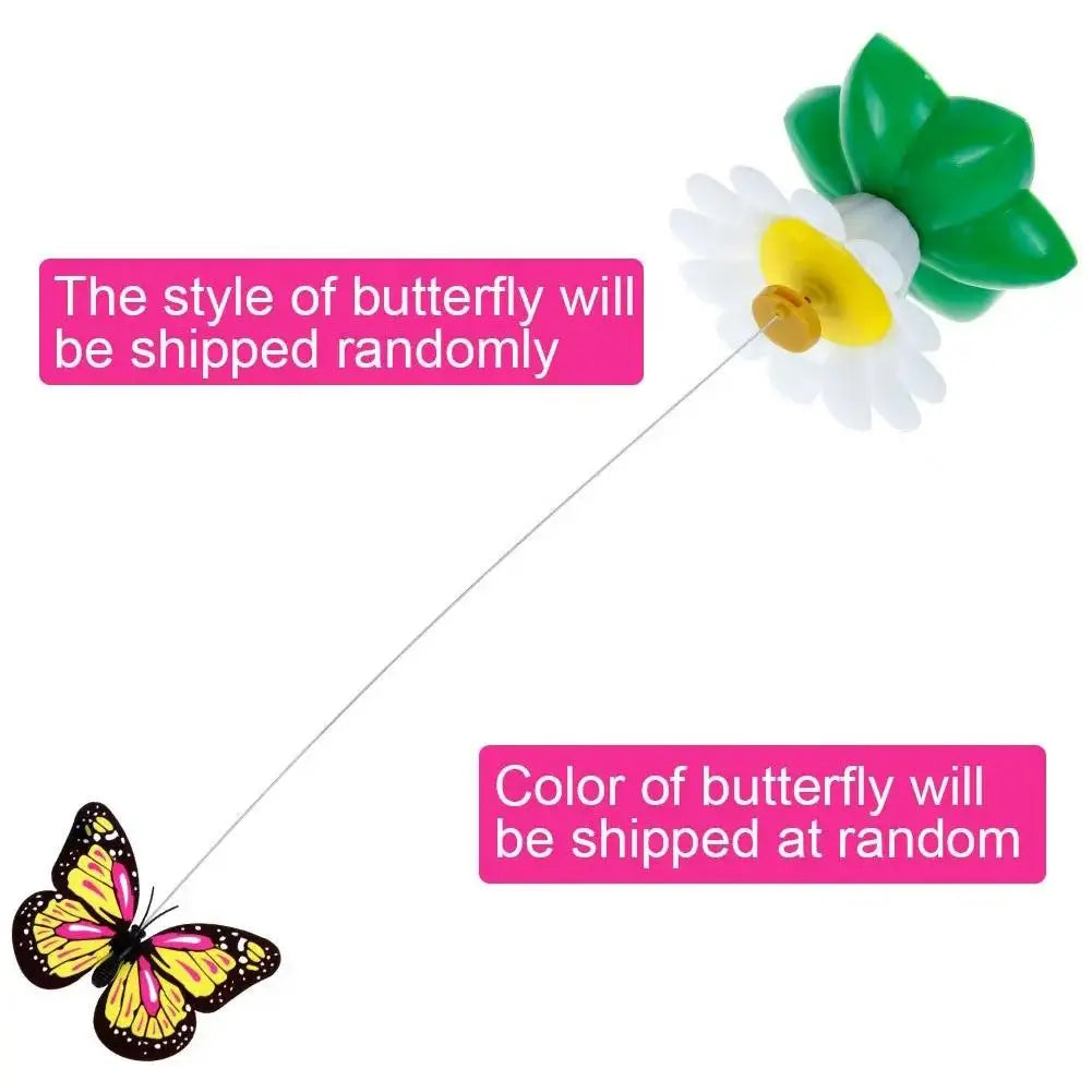 Automatic Rotating Butterfly Cat Toy