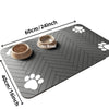 Absorbent Pet Feeding Mat for Dogs & Cats