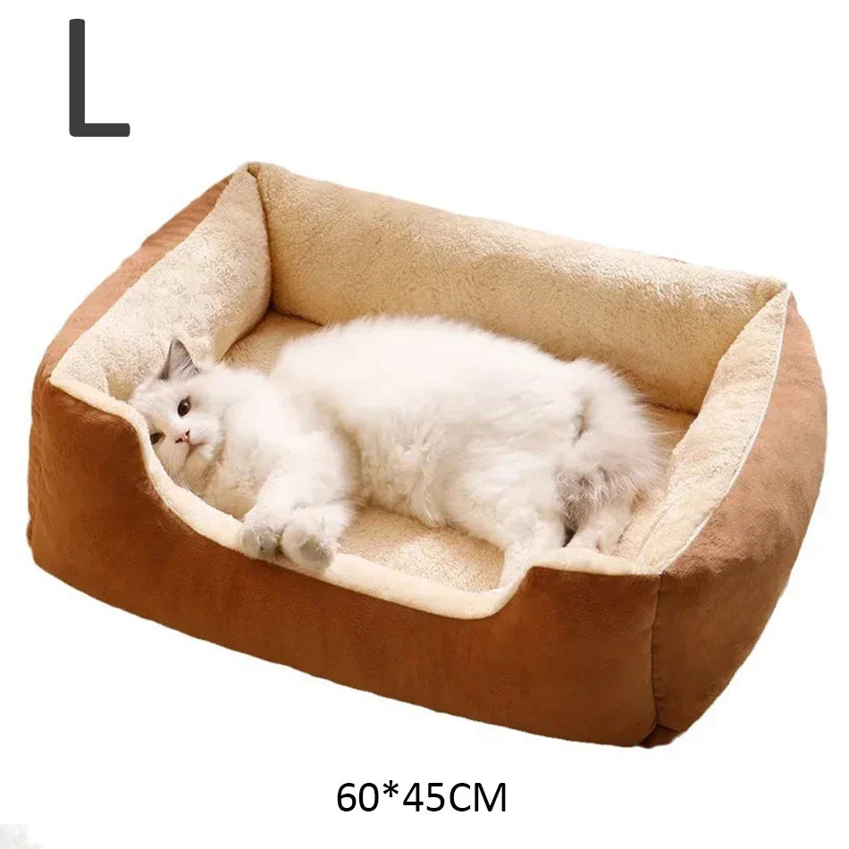 Soft Plush Cat Bed Warm Breathable Sleeping Mat for Indoor Cats