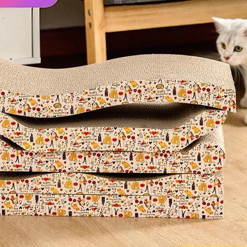 Plastic Corrugated Cat Scratcher