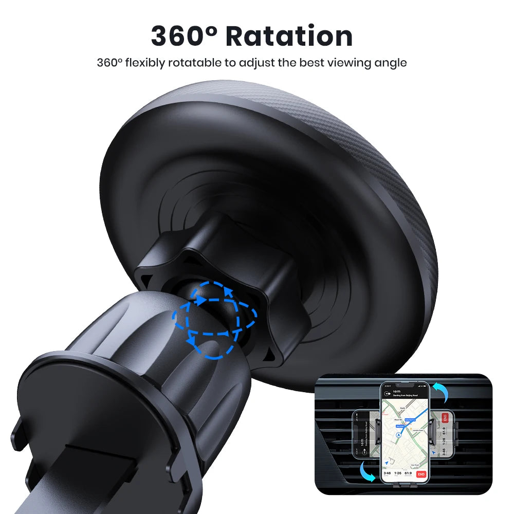 TOPK Magnetic Car Phone Holder Air Vent Mount for MagSafe iPhone & Samsung