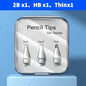3pc & 6pcs Replacement Tips For Apple Pencil Pro 1st 2nd USB-C Durable Soft Hard Stylus Pen Tip For iPad Apple pencil Pen Nib