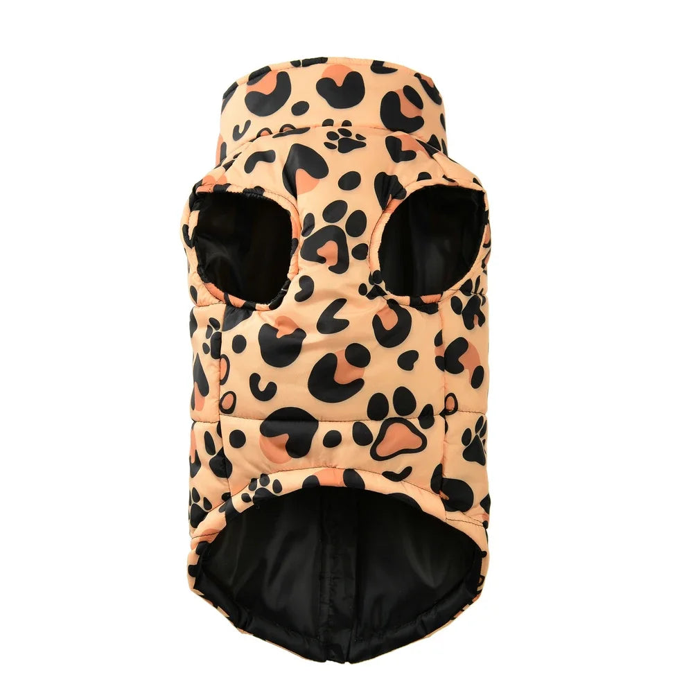 Leopard Print Dog Jacket