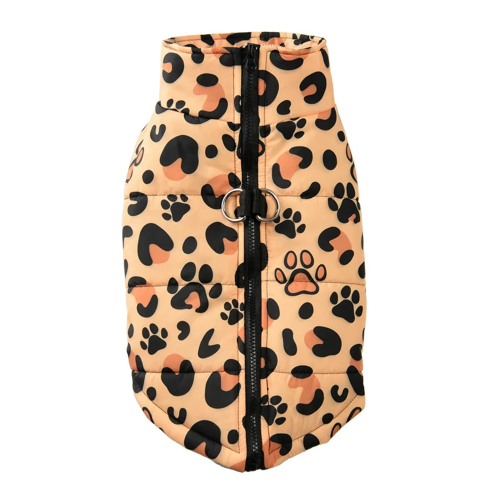 Leopard Print Dog Jacket