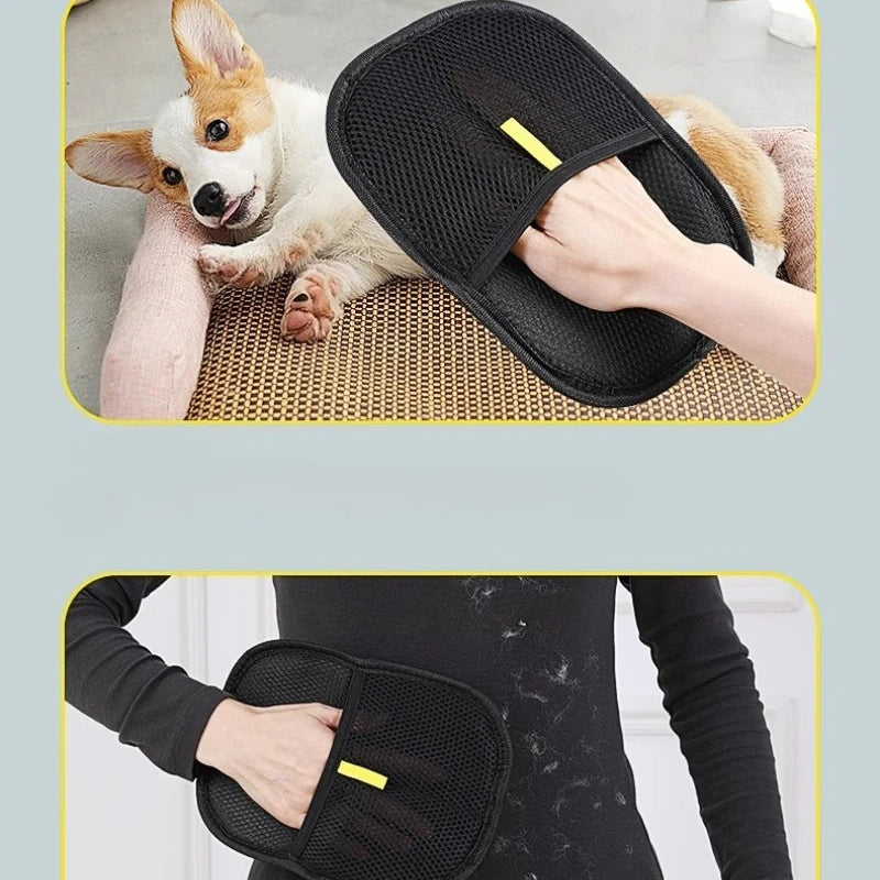Pet Hair Remover Portable Washable Gloves