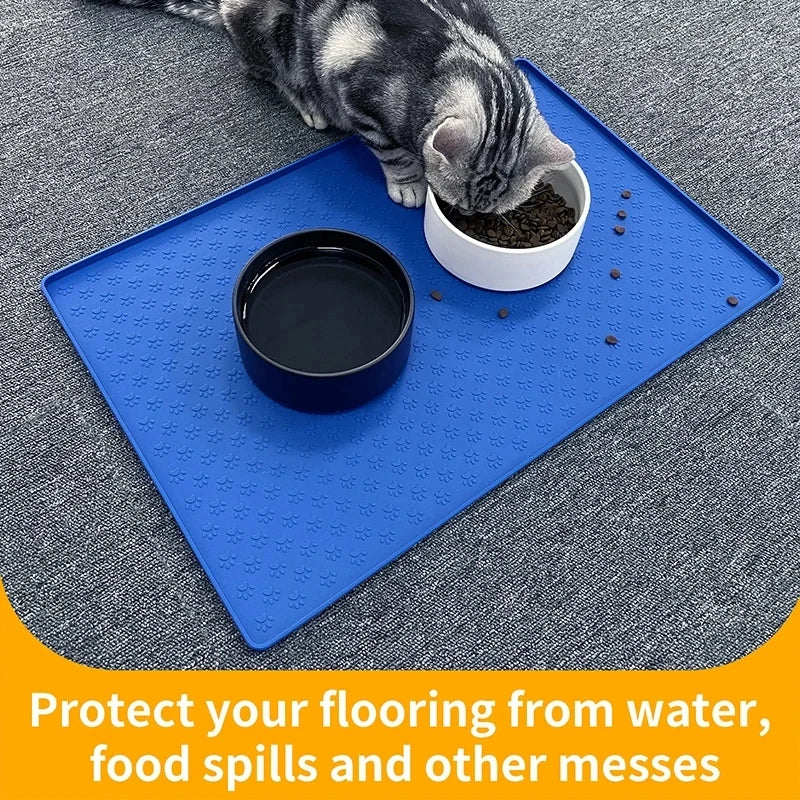 Silicone Pet Feeding Mat for Dogs & Cats