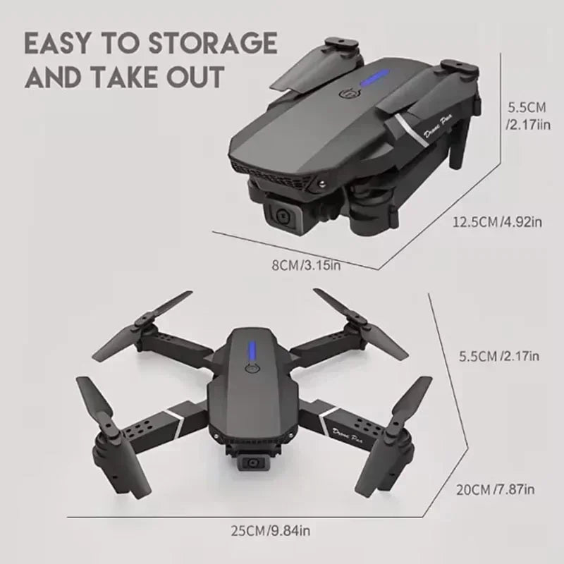 2024 New E88 Pro WIFI FPV Drone Wide Angle HD 4K 1080P Camera
