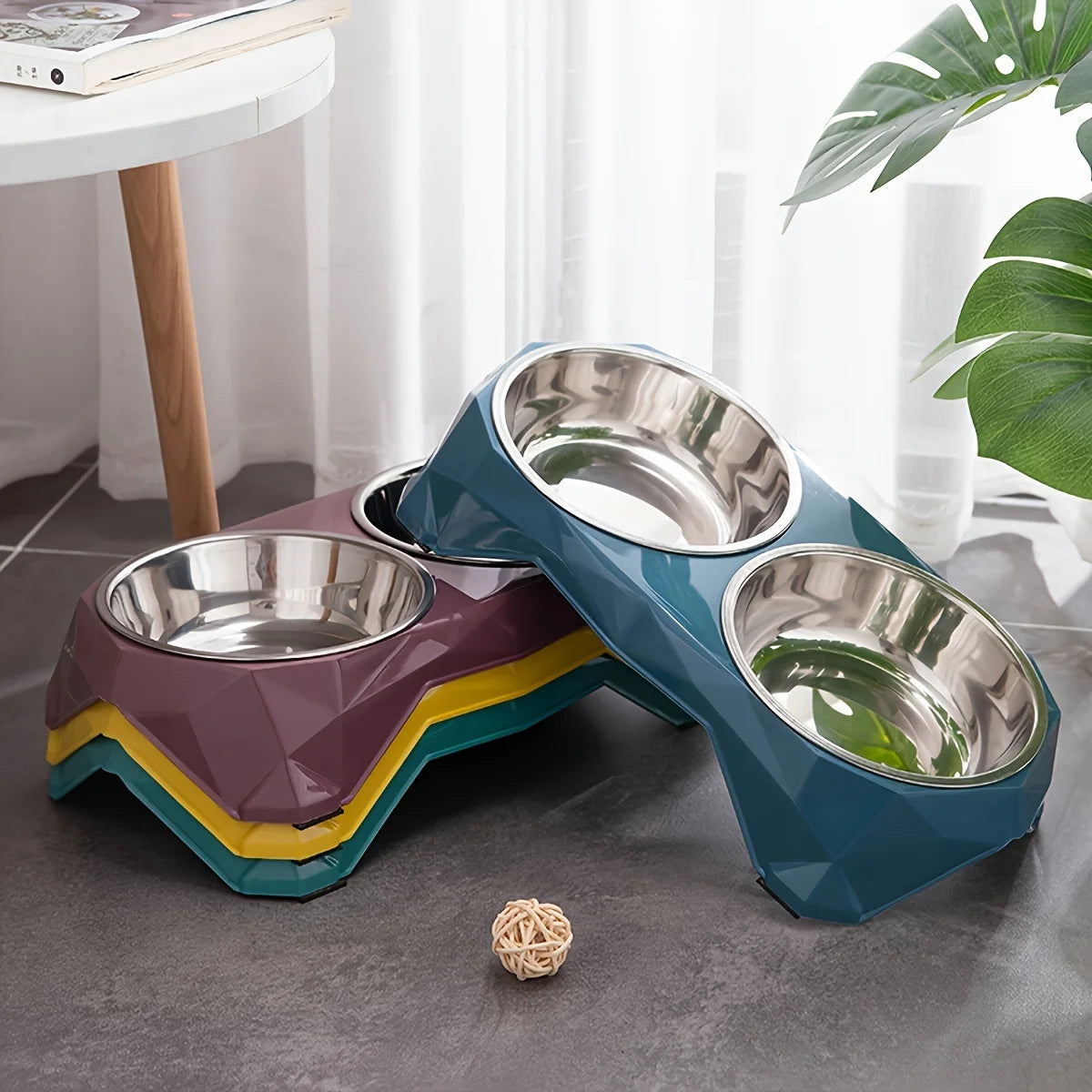Plastic Dog Food Bowl