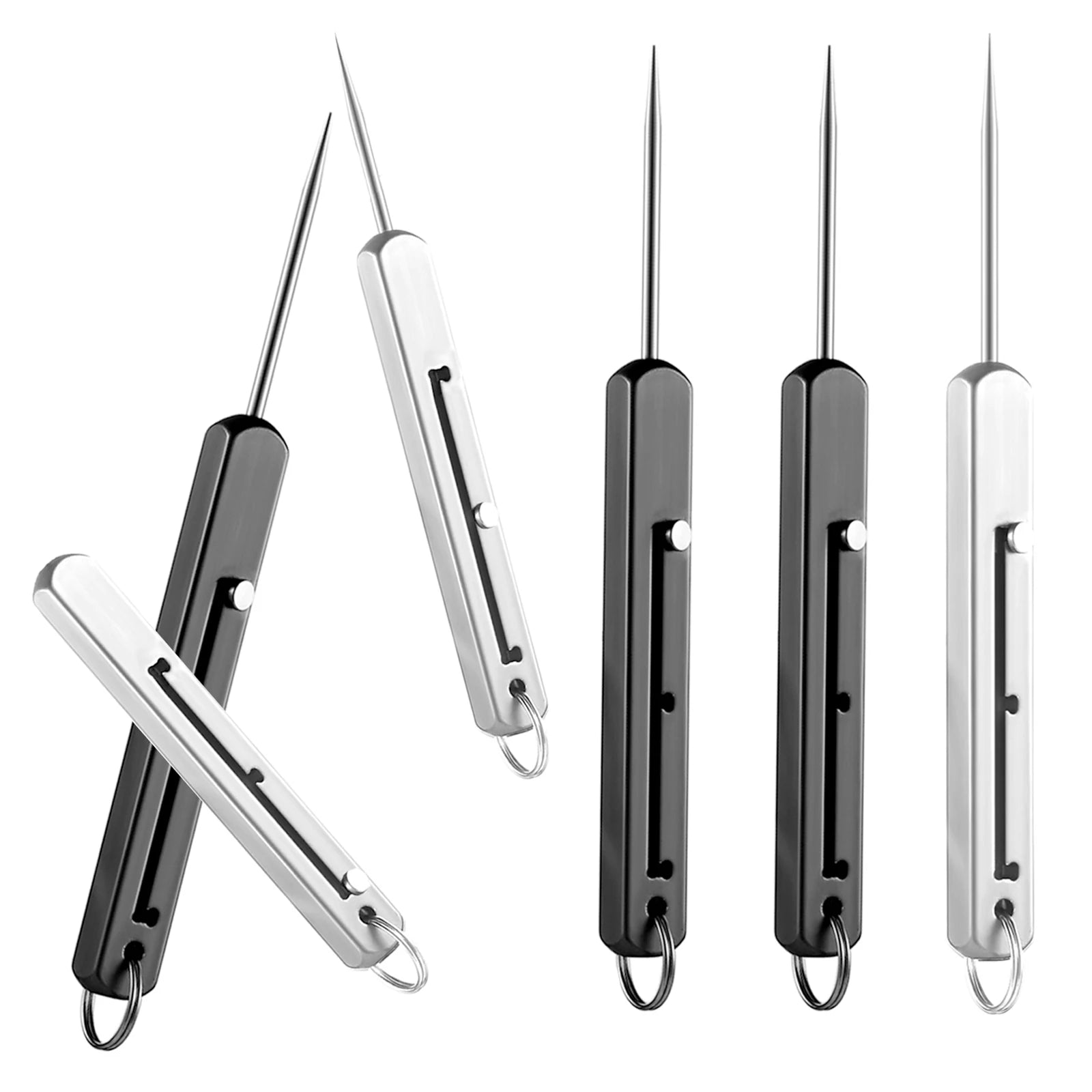 Portable Titanium Toothpicks Pocket Toothpick Metal Toothpick Holder