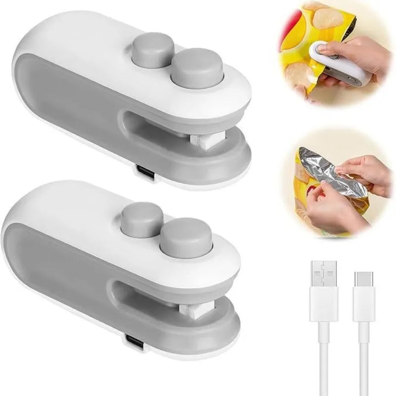 Mini Heat Bag Sealing Machine Multifunction Bag Clip Sealer