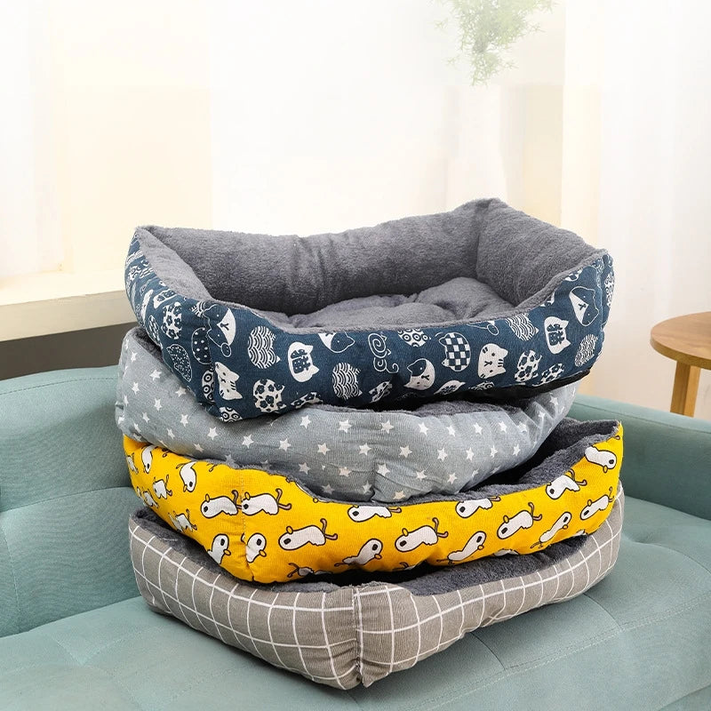 Printed Fiber Dog & Cat Bed Mat