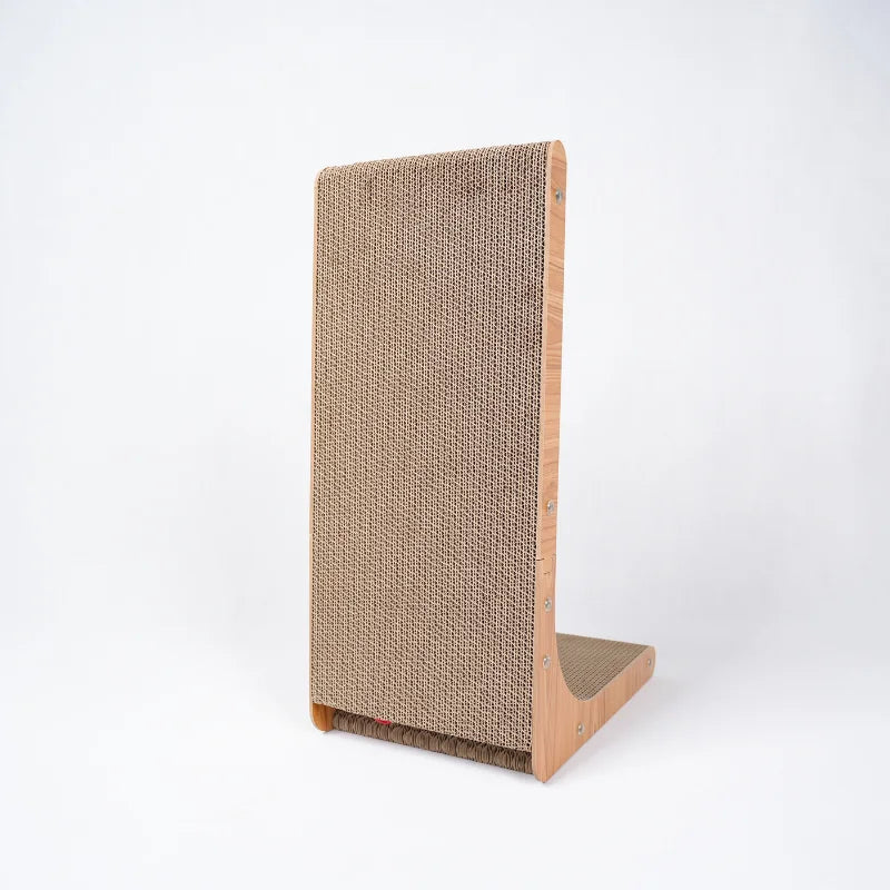 Double-Layer Wooden Cat Scratcher