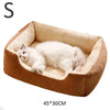 Soft Plush Cat Bed Warm Breathable Sleeping Mat for Indoor Cats