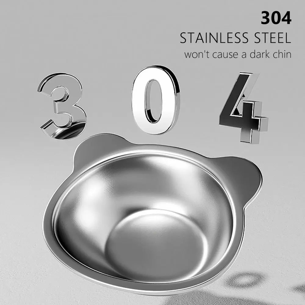 Elevated Stainless Steel Cat Bowl