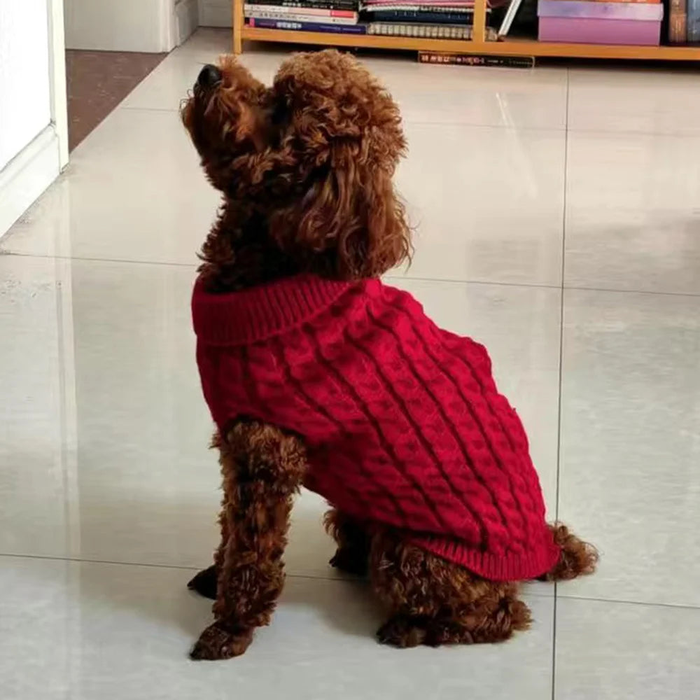Classic Knit Dog Sweater