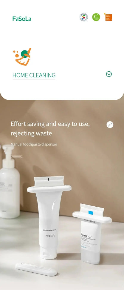 Toothpaste Squeezer, Toothpaste Clip, Facial Cleanser Hand Cream Squeezer, Household Manual Toothpaste Rolling Squeezer