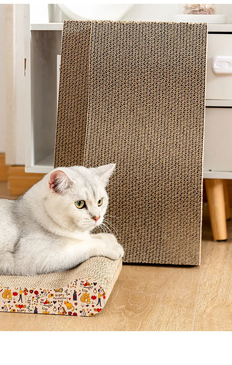 Plastic Corrugated Cat Scratcher